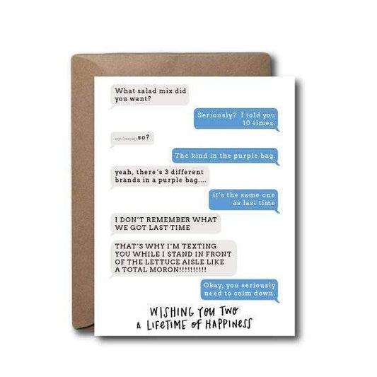 Marriage Text | Card