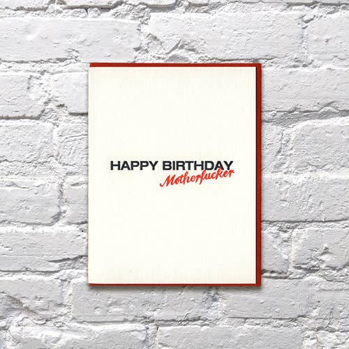 Happy Birthday Motherf*cker | Card