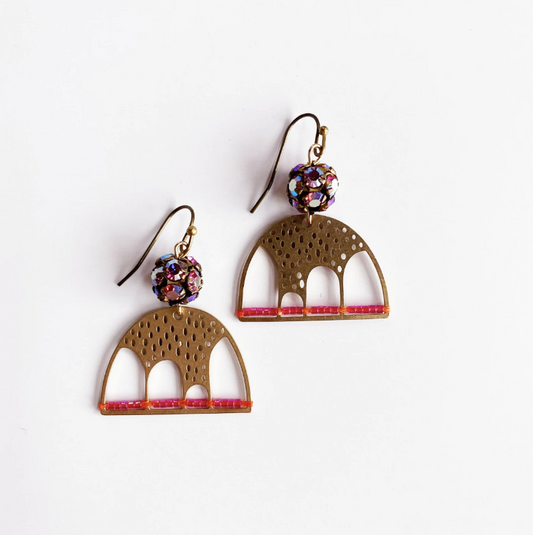 Sharma | Glass Beaded Earrings