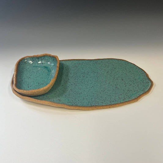 Bread & Oil Dipper | Jade Blue