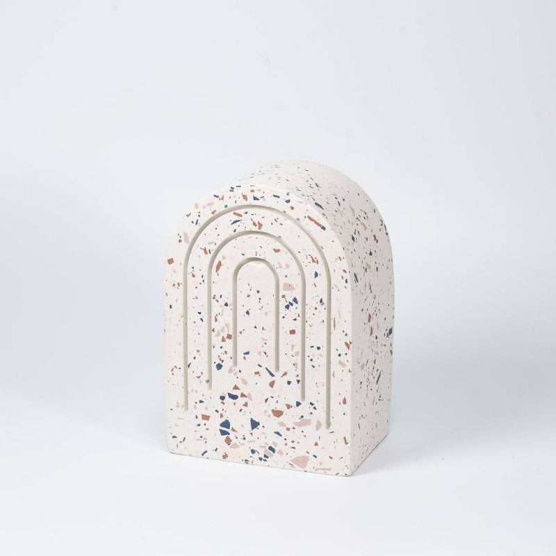 White Terrazzo | Bookend