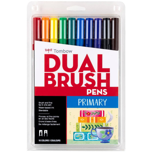 Primary Dual Brush Pen | 10pc Set