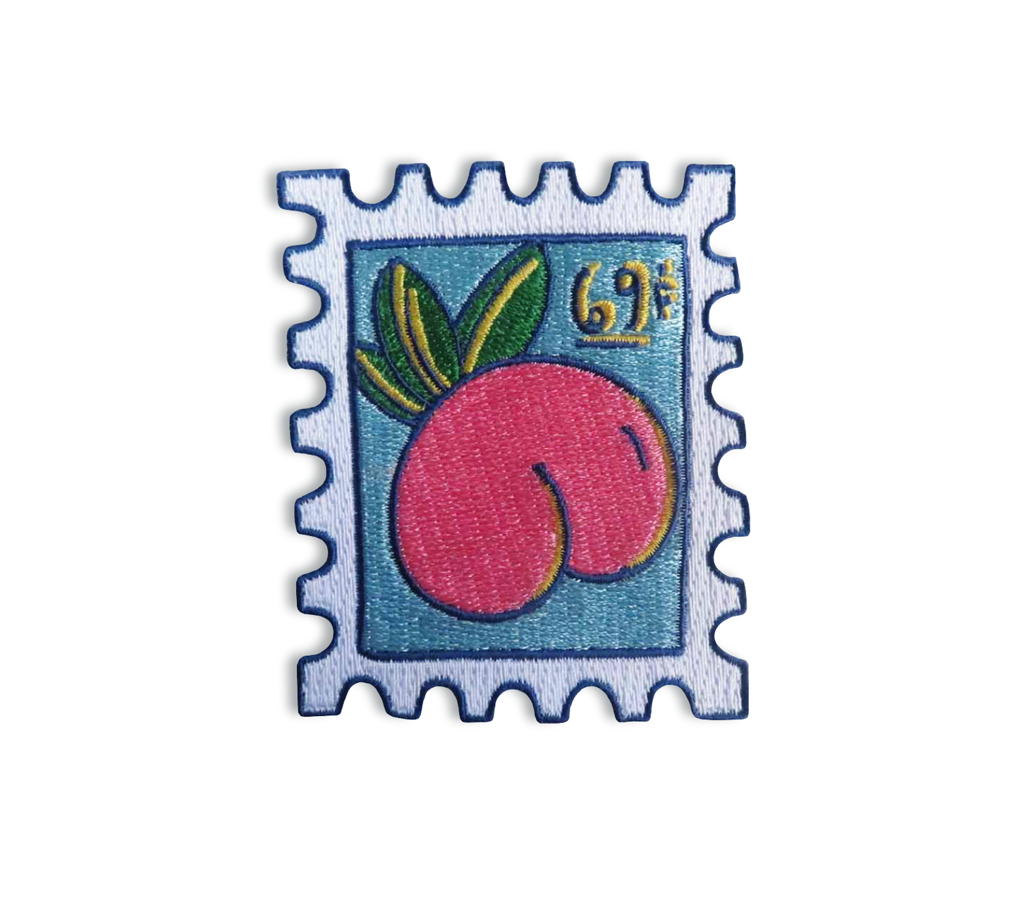 Peach Stamp | Embroidered Patch