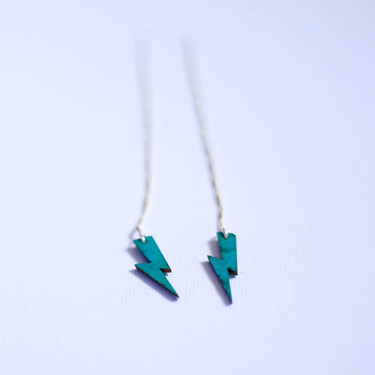 Blue Lightning | Ear Threads