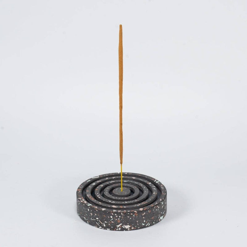 Charcoal Terrazzo | Incense Holder