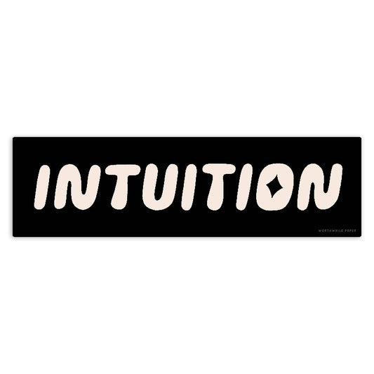 Intuition | Vinyl Sticker