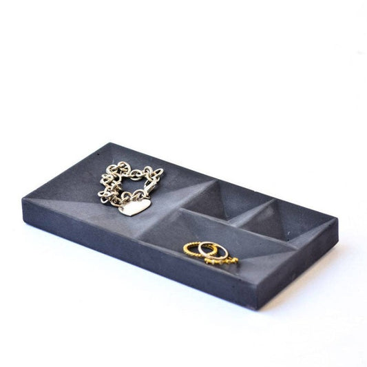 Black Concrete | Jewelry Tray