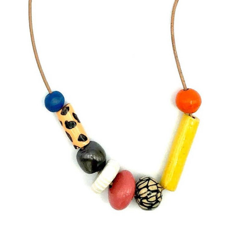 Pop of Yellow | Ceramic Necklace