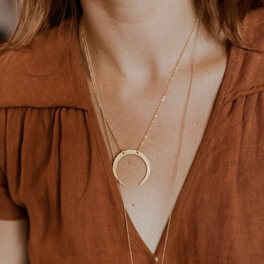 Moon | Gold Fill Necklace