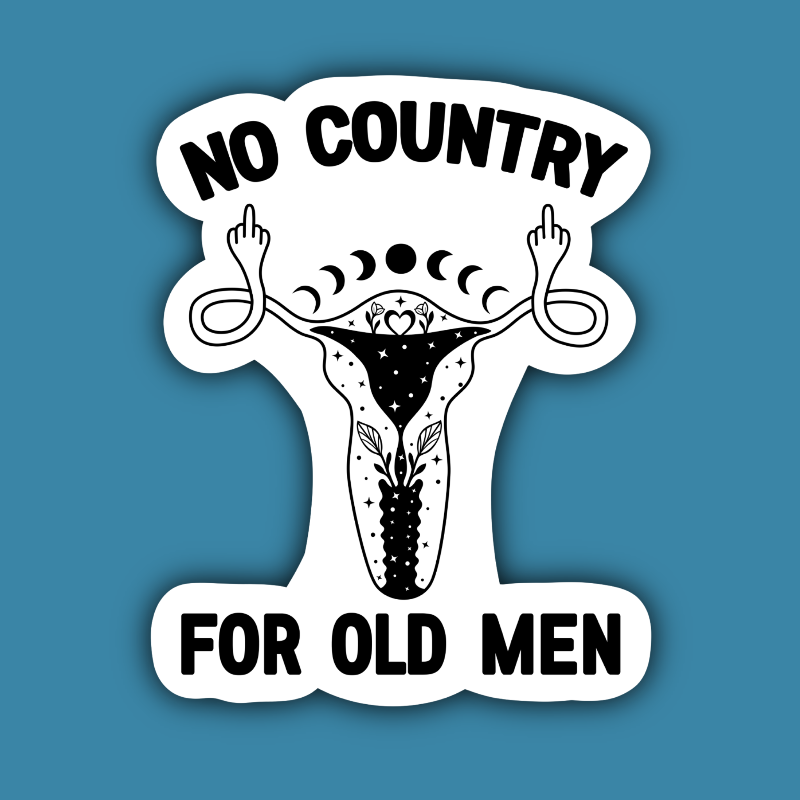 No Country For Old Men | Vinyl Sticker