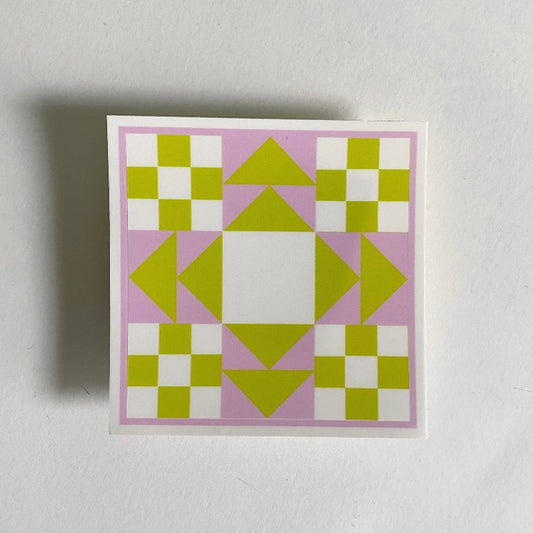 Modern Quilt | Vinyl Sticker