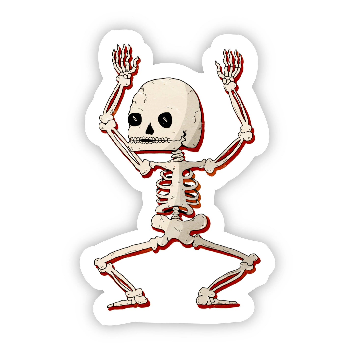 Dancing Skeleton Sticker