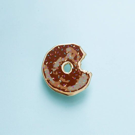 Chocolate Frosted Donut | Enamel Pin