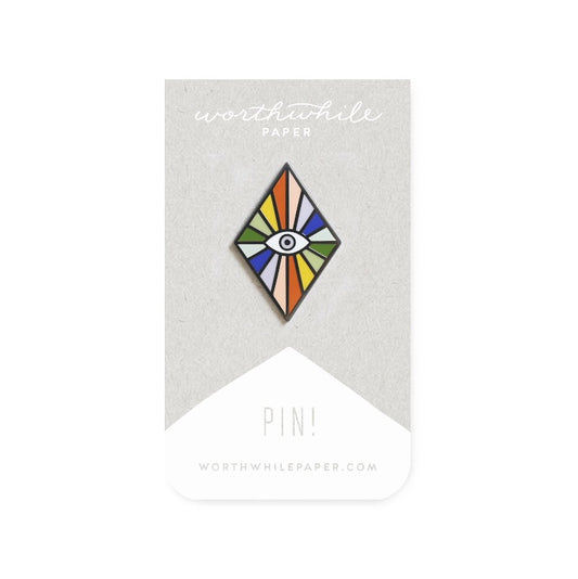 Rainbow Eye | Enamel Pin